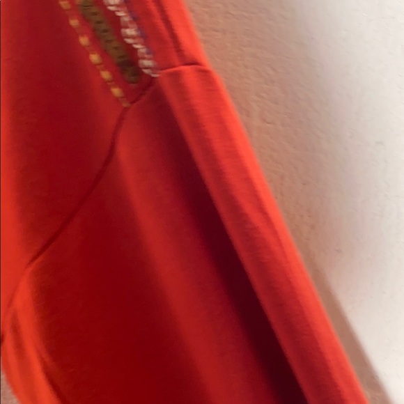 Chico 0 tunic boho design sequins tomato red  LS - Picture 5 of 7